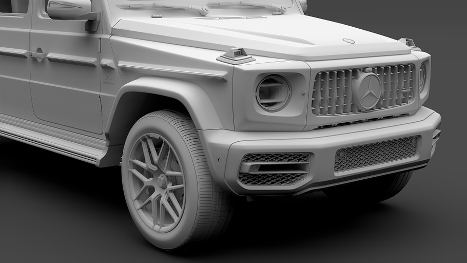 Mercedes AMG G 63 W463 2019 Limousin in Vehicles - product preview 16
