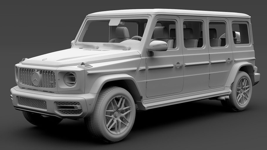 Mercedes AMG G 63 W463 2019 Limousin in Vehicles - product preview 17