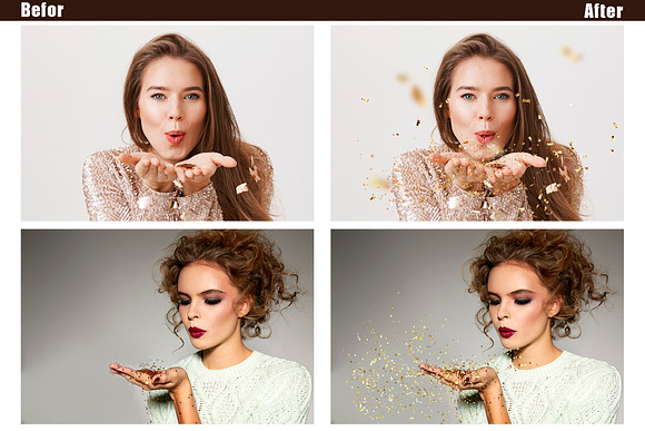 35 Glitter Effect Photo Overlays in Add-Ons - product preview 1