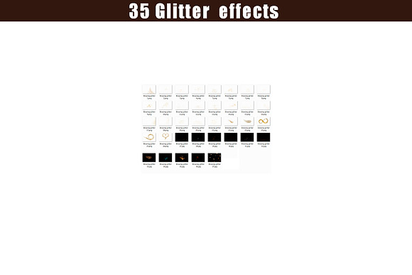 35 Glitter Effect Photo Overlays in Add-Ons - product preview 3