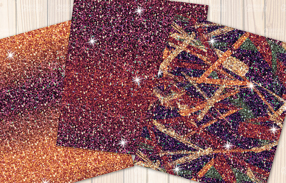 Fall dragons glitter collection in Textures - product preview 7