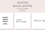 Social Quotes-Success (15 Images)