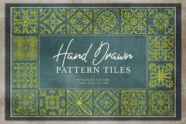 Hand Drawn Pattern Tiles
