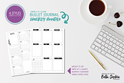 Minimal 4 Page Bullet Journal Bundle