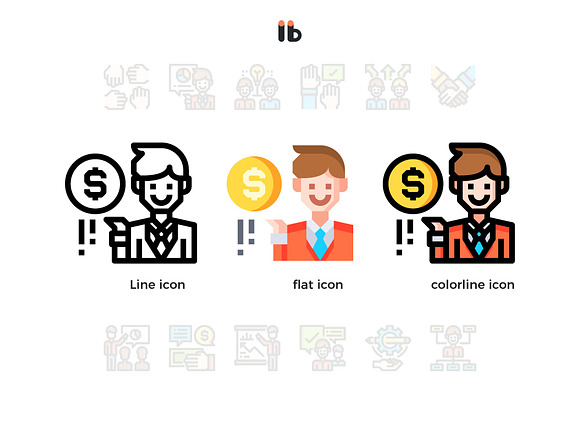 30 Team work in Marketing Icons - product preview 4