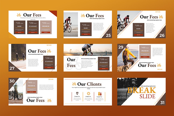 Bicycle - Services Keynote in Keynote Templates - product preview 3
