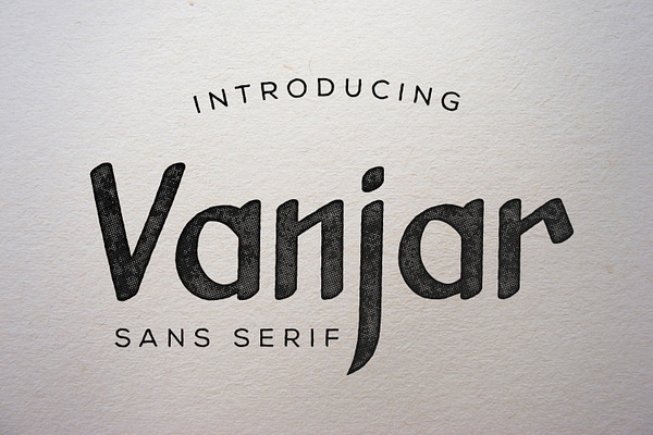 Vanjar - Sans Family