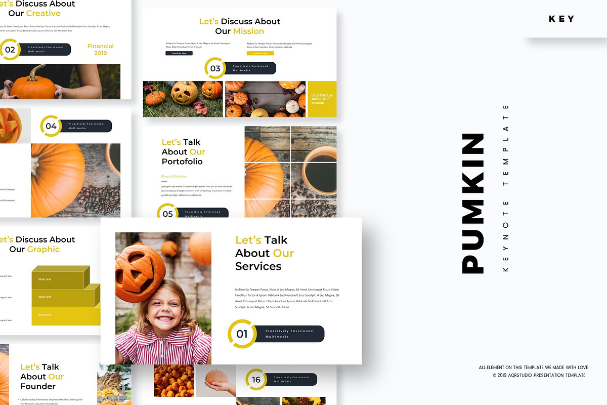 Pumpkin - Keynote Template in Keynote Templates - product preview 8