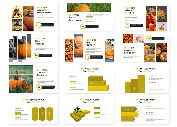 Pumpkin - Keynote Template in Keynote Templates - product preview 2