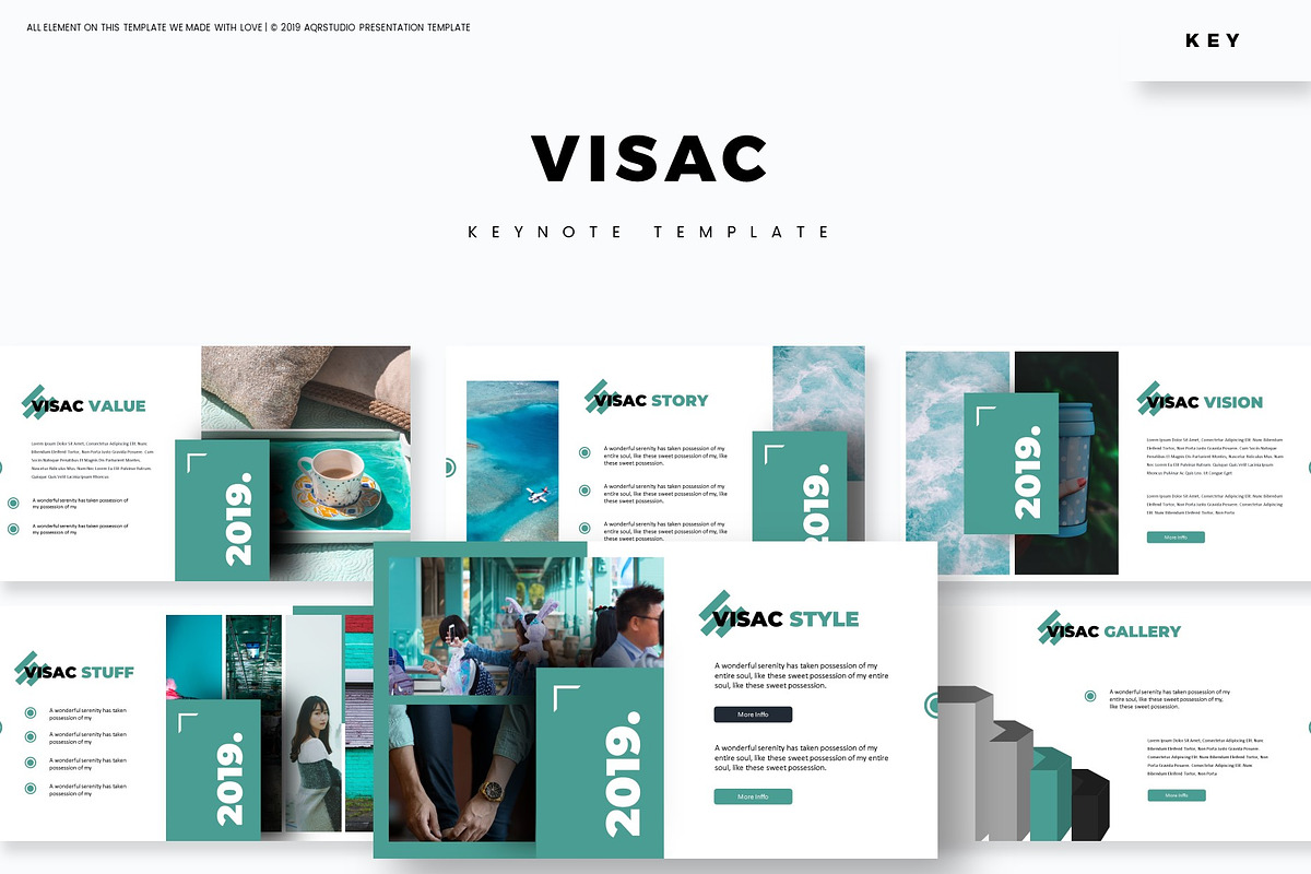 Visac - Keynote Template in Keynote Templates - product preview 8