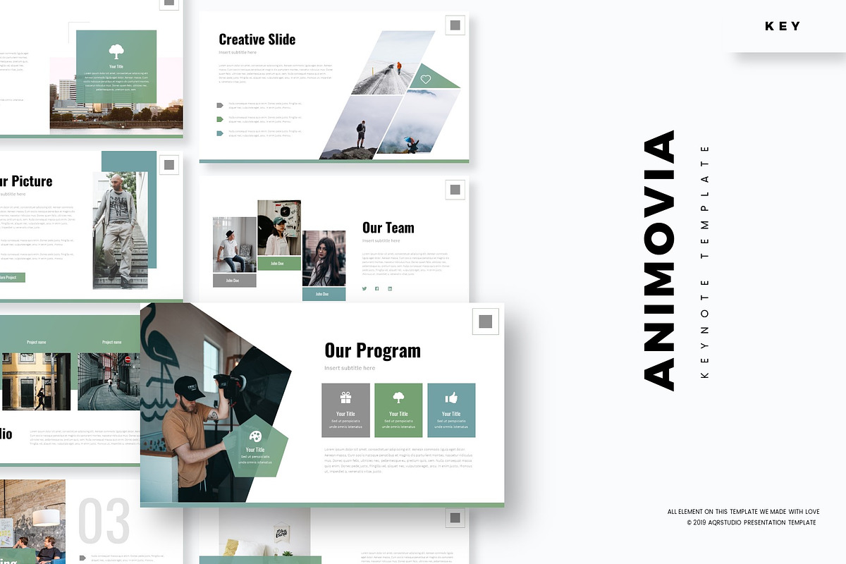 Animovia - Keynote Template in Keynote Templates - product preview 8