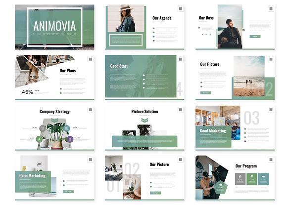 Animovia - Keynote Template in Keynote Templates - product preview 1
