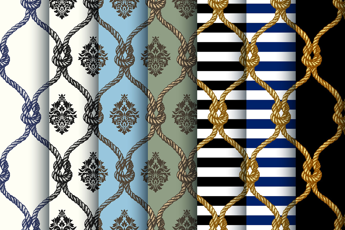 Seamless Nautical Patterns in Patterns - product preview 8