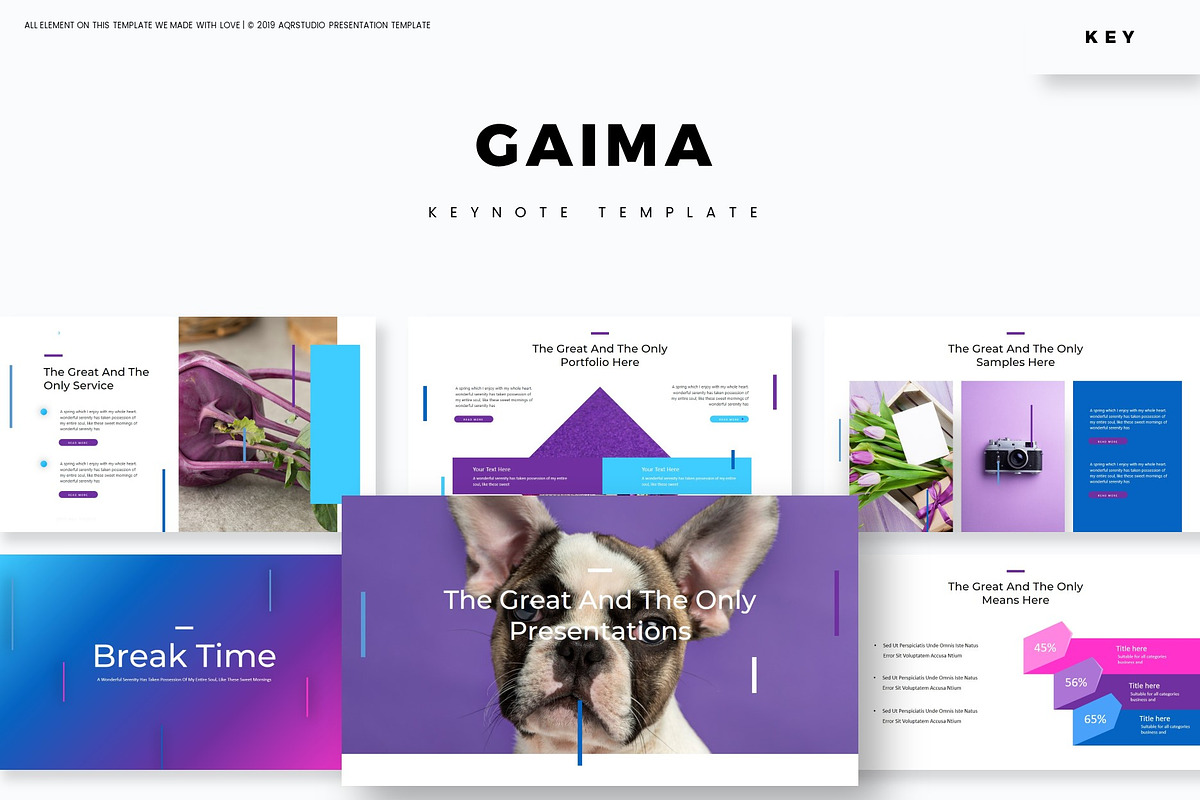 Gaima - Keynote Template in Keynote Templates - product preview 8