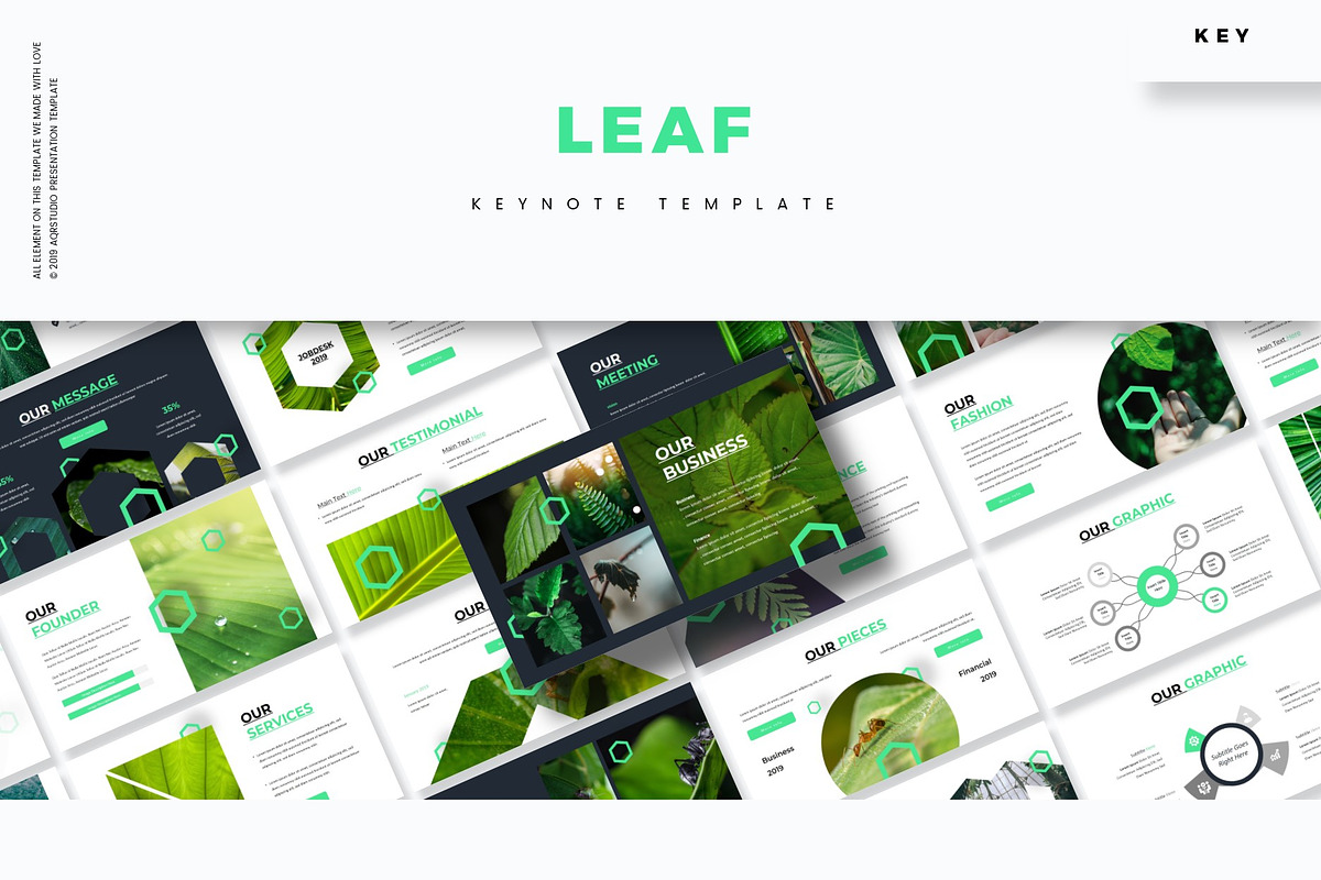 Leaf - Keynote Template in Keynote Templates - product preview 8