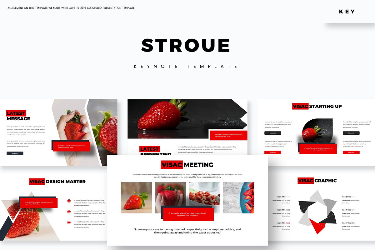 Stroue - Keynote Template in Keynote Templates - product preview 8