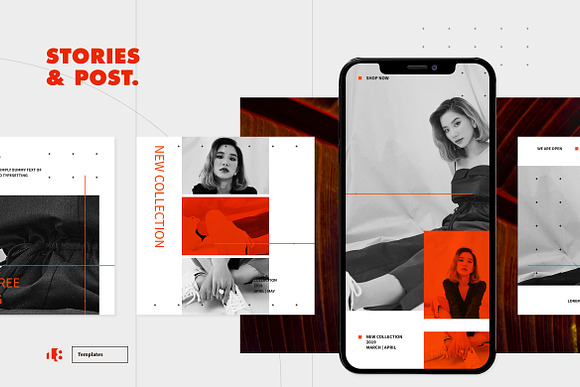 Instagram Template in Instagram Templates - product preview 5