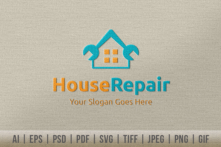 House Repair Logo in Logo Templates - product preview 8