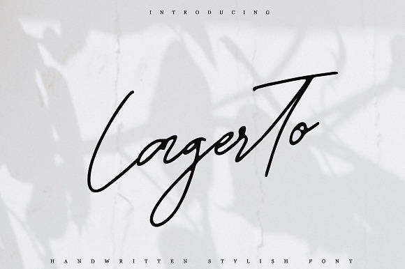 Lagerto | Sale 90% OFF in Script Fonts - product preview 7