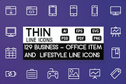 Business - Lifestyle & Office Icons