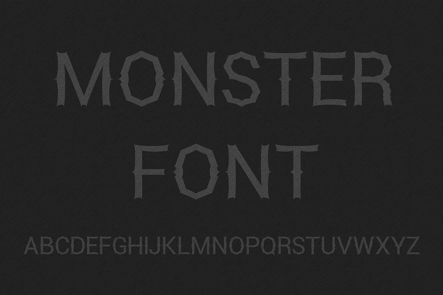 Halloween Monster Font in Halloween Fonts - product preview 8