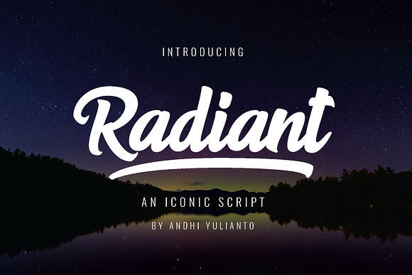 Radiant Script in Display Fonts - product preview 4