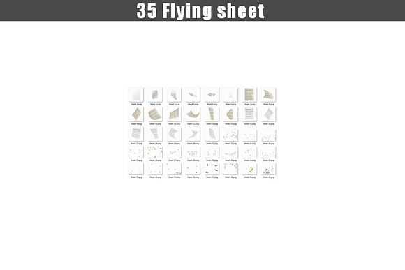 35 Flying sheet music notes overlays in Add-Ons - product preview 3