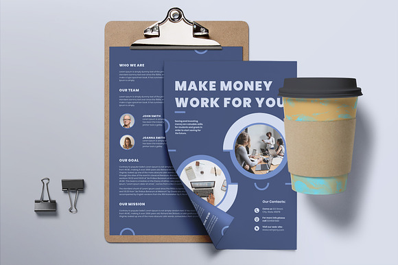 Investment Fund Flyer in Invitation Templates - product preview 2