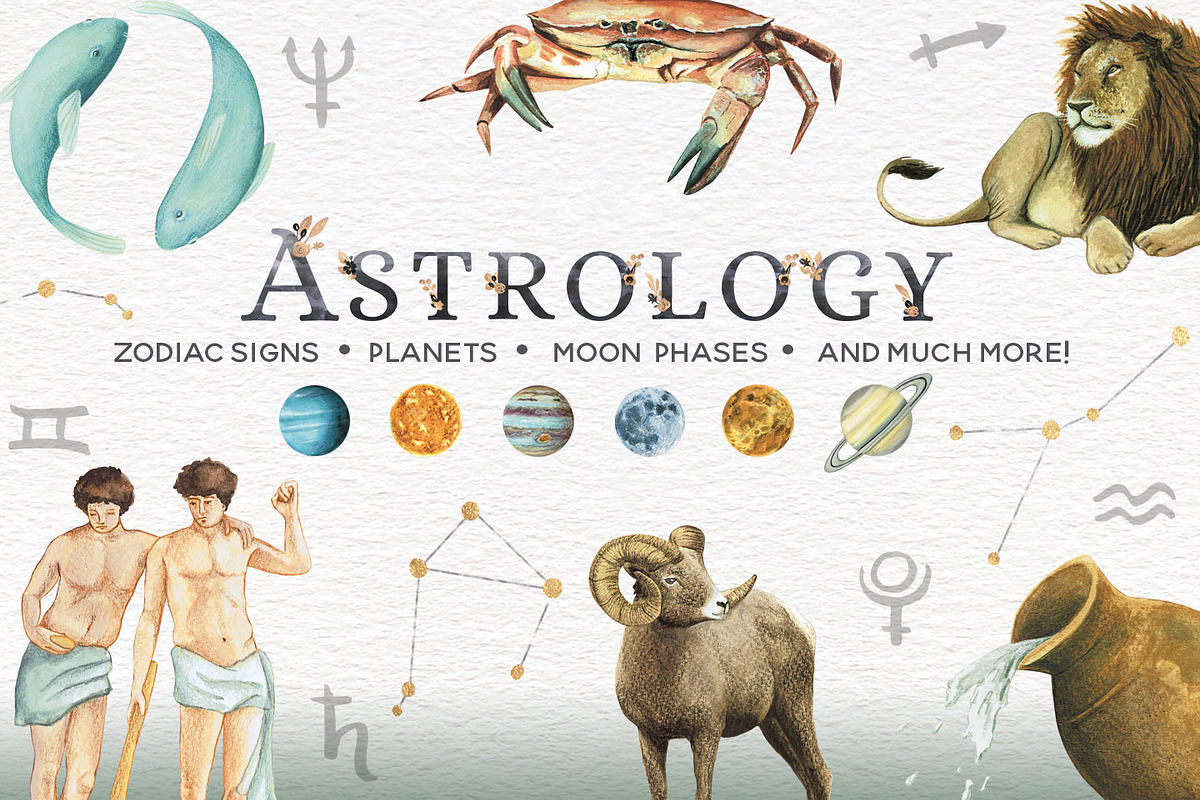 The Astrology and Universe KIT in Illustrations - product preview 8