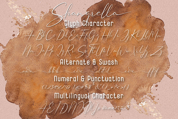 Magnum Shangrella Duo in Script Fonts - product preview 6