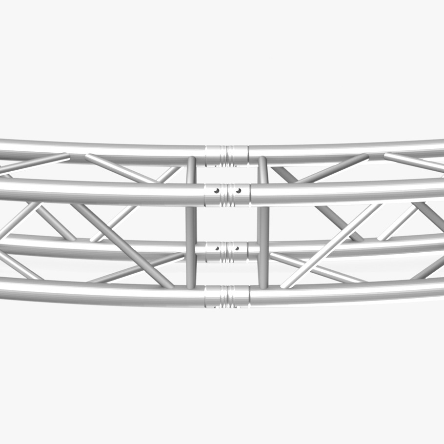 Circle Square Truss Diameter 600cm in Objects - product preview 4