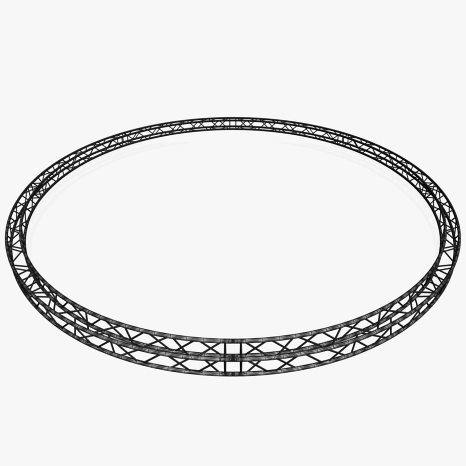 Circle Square Truss Diameter 800cm in Appliances - product preview 11