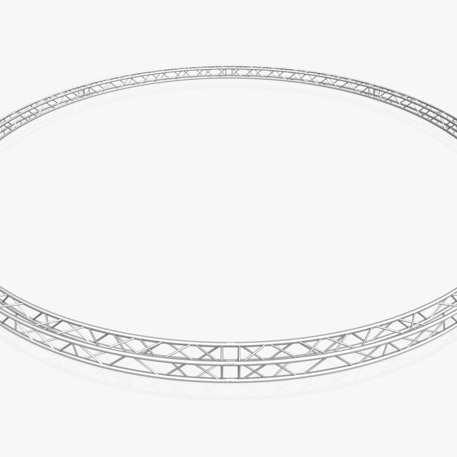 Circle Square Truss Diameter 1000cm in Furniture - product preview 2