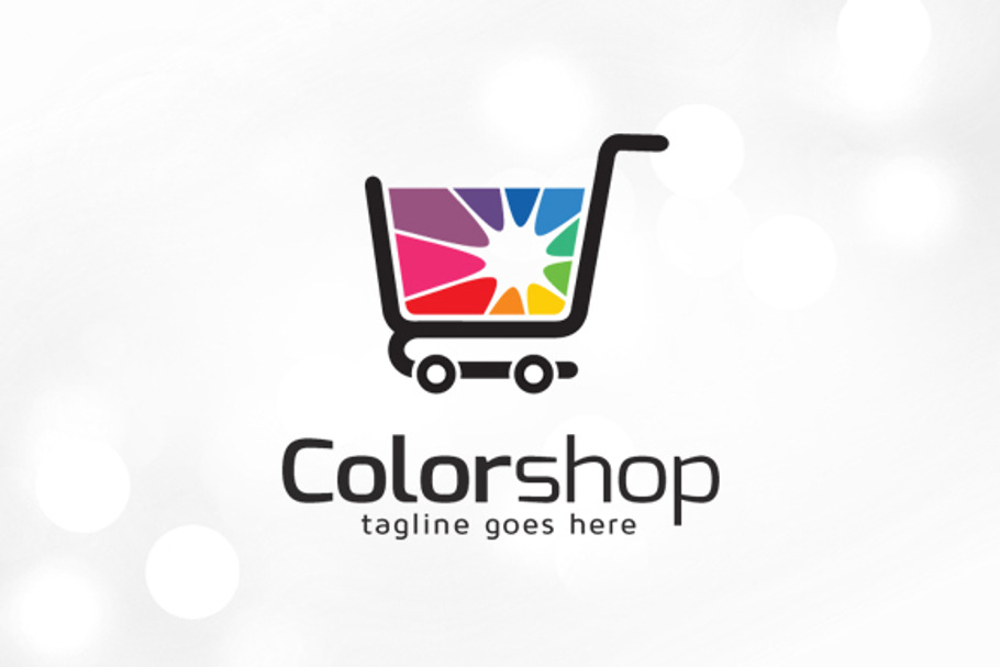 Color Shop Logo Template in Logo Templates - product preview 8