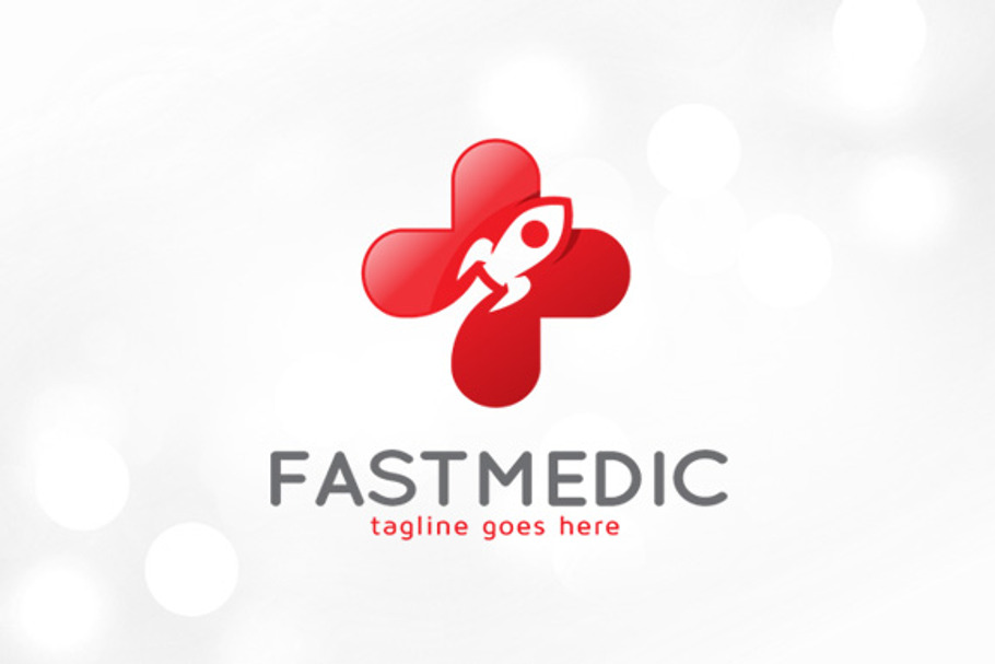 Fast Medic Logo Template in Logo Templates - product preview 8