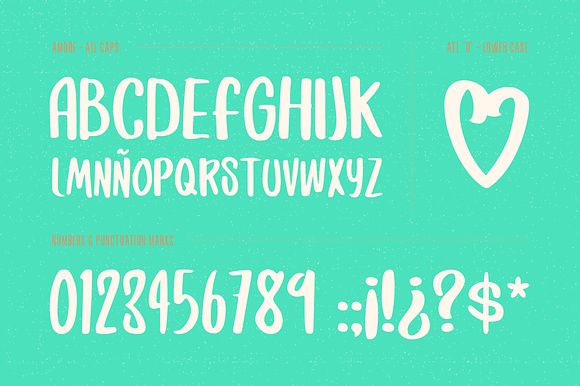 Amore Font - Strong & Lovable in Display Fonts - product preview 2