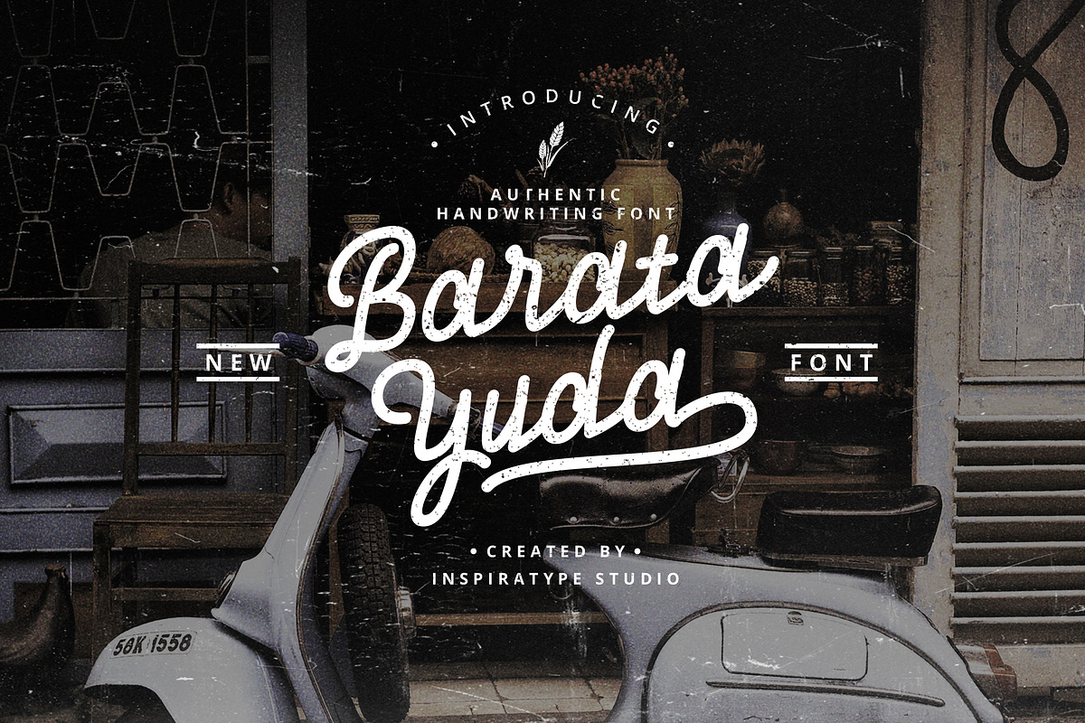 Baratayuda - Authentic Font in Script Fonts - product preview 8