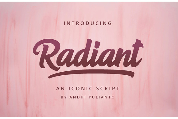 Radiant Script in Display Fonts - product preview 10