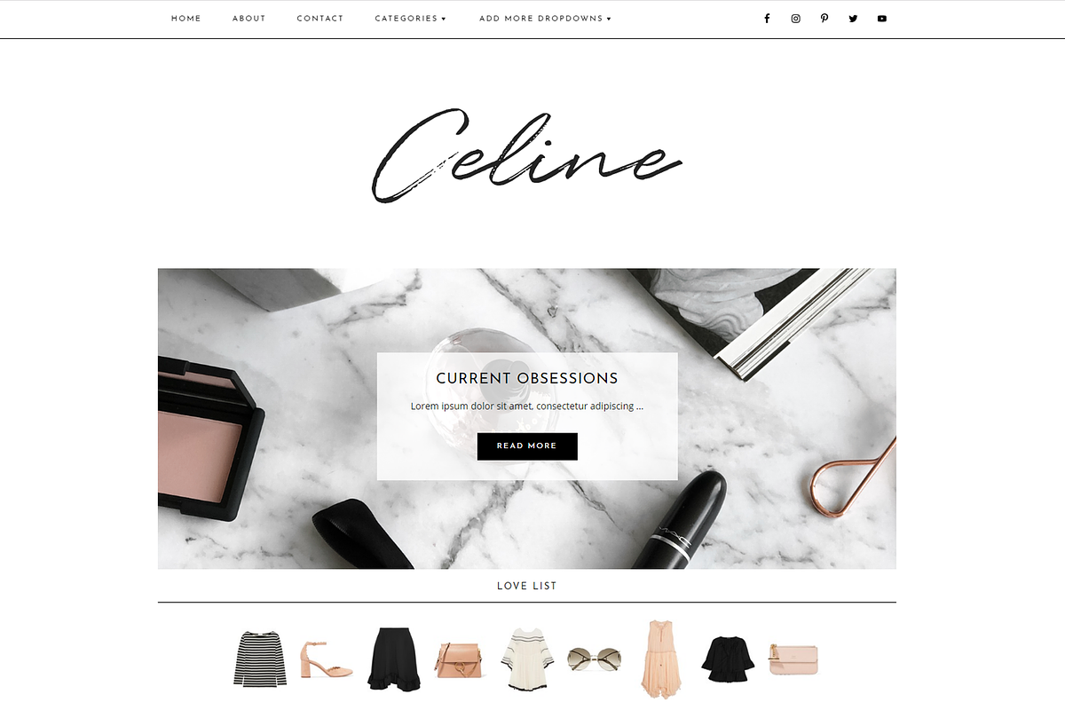 Wordpress Blog Theme - Celine in WordPress Blog Themes - product preview 8