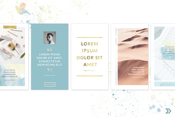 CANVA Golden Wind Instagram Story in Instagram Templates - product preview 3