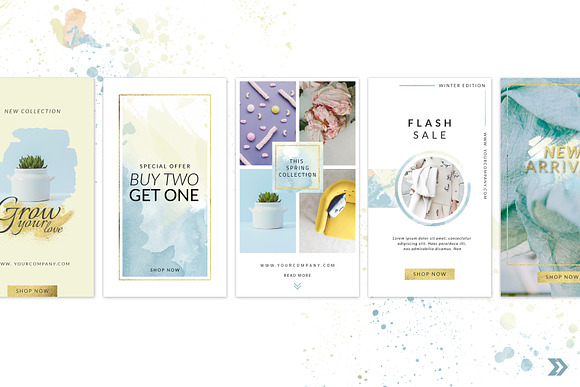 CANVA Golden Wind Instagram Story in Instagram Templates - product preview 7