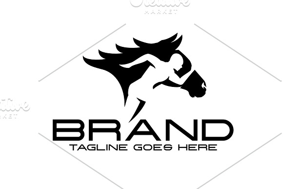 Horse Power in Logo Templates - product preview 2