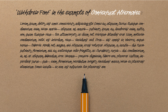 Withdrew - Modern Script Font in Script Fonts - product preview 7