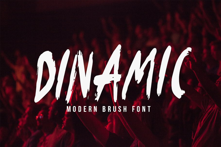 Dinamic Brush Font in Display Fonts - product preview 8
