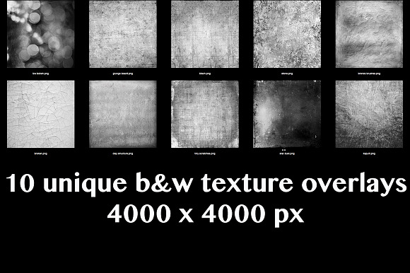 BW Textures and Gradient Overlays in Textures - product preview 1