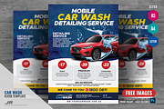 Car Wash and Detailing Center Flyer