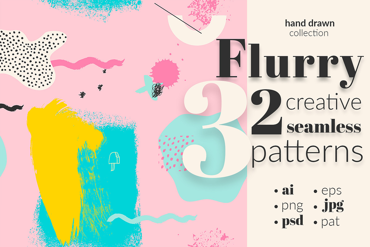 Flurry 32 Seamless Patterns Kit in Patterns - product preview 8