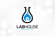 Lab House Service Logo Template