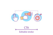 CTA concept icon