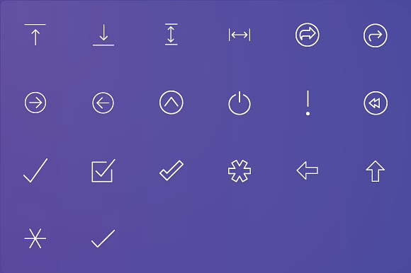 Arrows and User Interface Line Icons in UI Icons - product preview 6